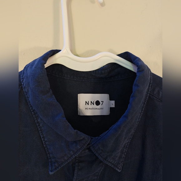 NN07 Men's Navy Blue Shirt - Size L - Picture 2 of 3